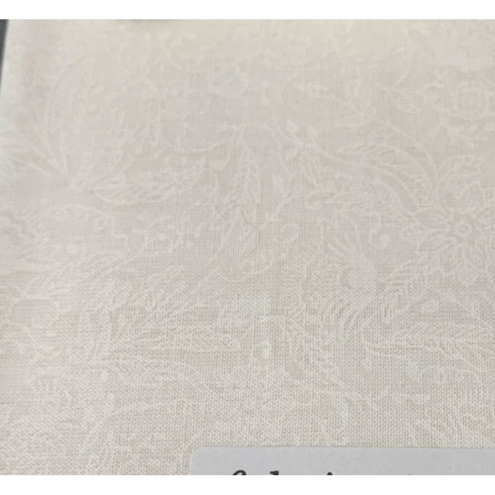 Fabric Quarters Cream Floral Cotton Fabric 18" x 21" Crafts Sewing